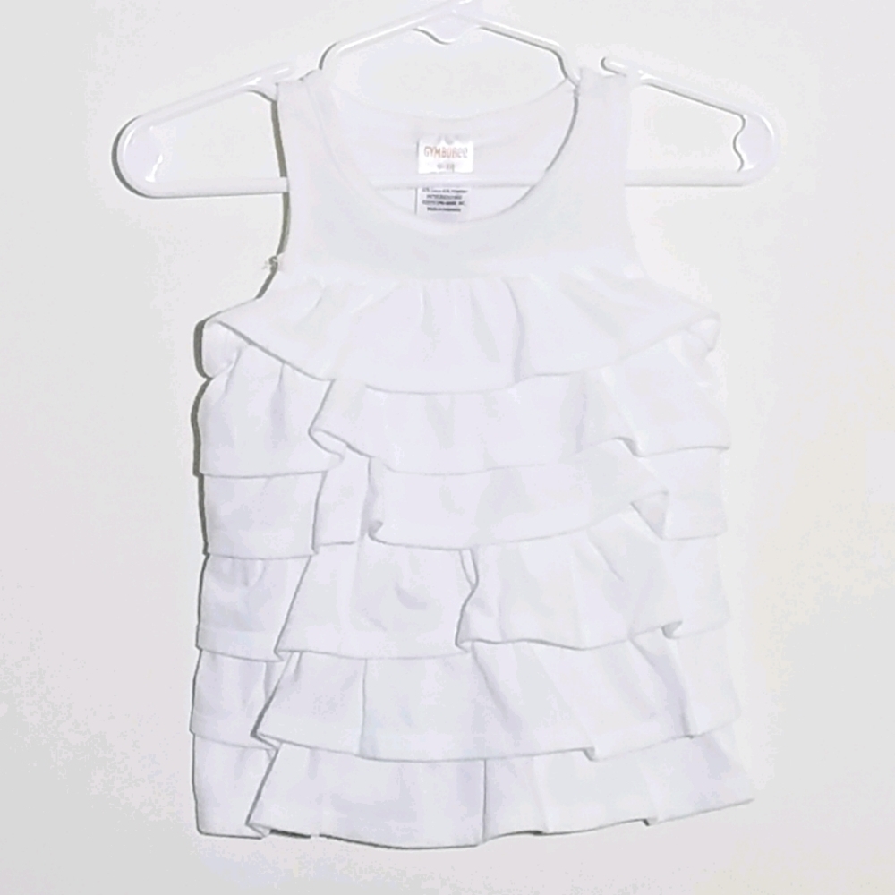 Gymboree Ruffle Tier Layered Tank Top 6-12m